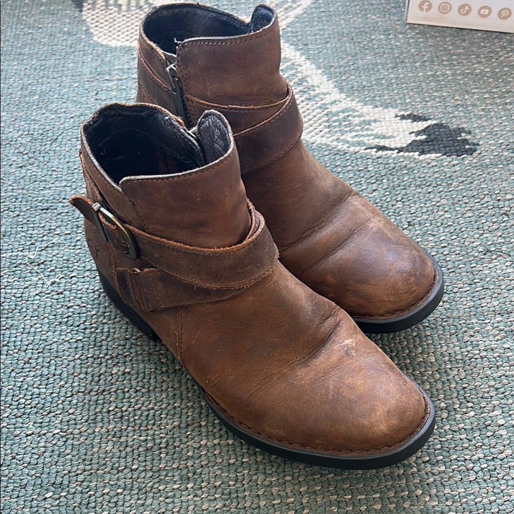 Born Brown Ankle Boots